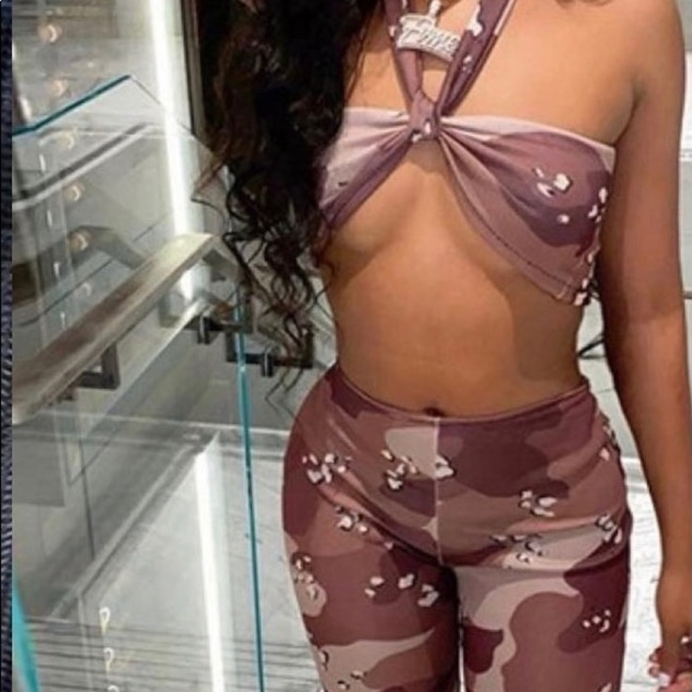 Camo two piece set